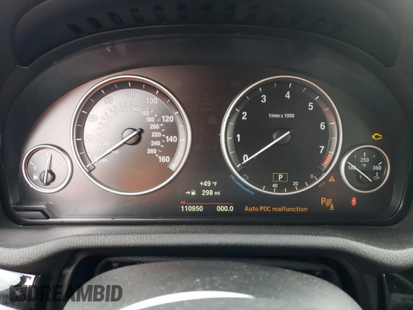 2017 BMW X3 xDrive28i with VIN 5UXWX9C56H0T09497, listed as a Copart auction lot 48904575 with 110,950 mi miles and Salvage Title. Bid and sale history available at DreamBid. Image 9.