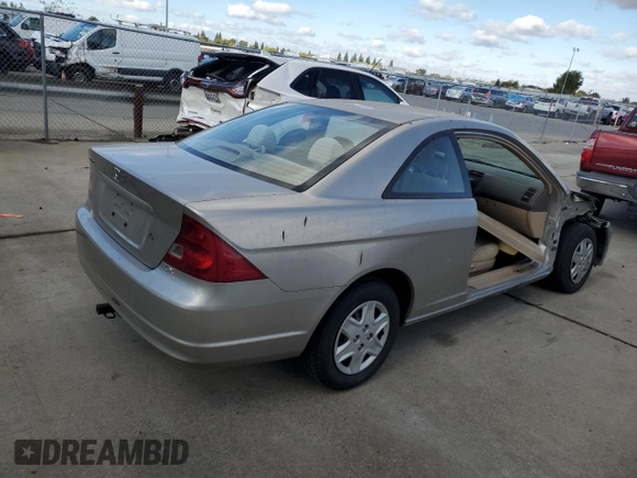 2003 Honda Civic LX with VIN 1HGEM21583L021408, listed as a Copart auction lot 78683674 with 116,930 mi miles and Salvage Title. Bid and sale history available at DreamBid. Image 3.