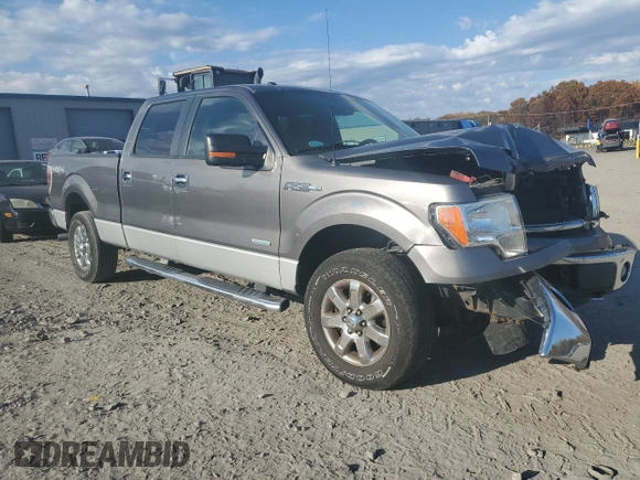 2013 Ford F-150 XL with VIN 1FTFW1ET5DFD88895, listed as a Copart auction lot 76756034 with 0 mi miles and Salvage Title. Bid and sale history available at carsss.com. Image 4.