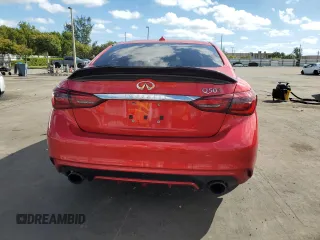2018 Infiniti Q50 Red Sport 400 с VIN JN1FV7AP8JM460858, выставлен на аукционе Copart как лот 44380875 с пробегом 108 669 миль миль и Списание • Salvage title. История ставок и продаж доступна на DreamBid. Изображение 6.