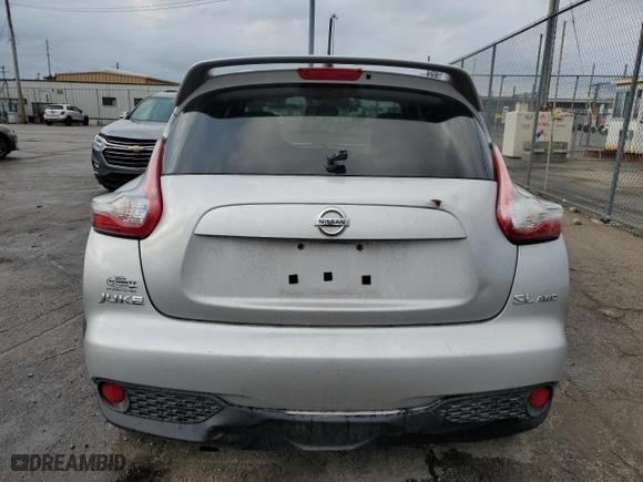 2016 Nissan Juke SL with VIN JN8AF5MV6GT650017, listed as a Copart auction lot 51366295 with 72,238 mi miles and Clean Title. Bid and sale history available at carsss.com. Image 6.