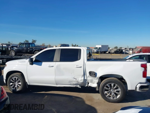 2022 Chevrolet Silverado 1500 RST with VIN 1GCPWDED6NZ123496, listed as a IAAI auction lot 41204485 with 34,735 mi miles. Bid and sale history available at carsss.com. Image 15.