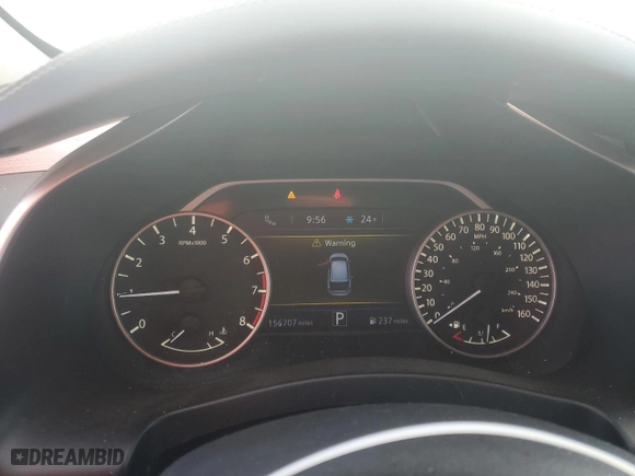 2017 Nissan Murano Platinum with VIN 5N1AZ2MH5HN193553, listed as a Copart auction lot 43617925 with 156,707 mi miles and Clean Title. Bid and sale history available at carsss.com. Image 9.