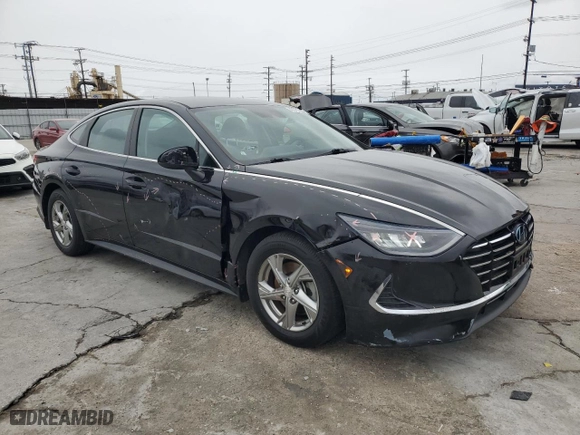 2020 Hyundai Sonata SE with VIN 5NPEG4JA4LH050262, listed as a Copart auction lot 48367735 with 48,220 mi miles and Salvage Title. Bid and sale history available at carsss.com. Image 4.