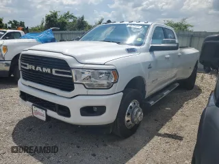2021 Ram 3500 Big Horn with VIN 3C63RRHL0MG618093, listed as a Copart auction lot 59799864 with 80,420 mi miles and Salvage Title. Bid and sale history available at carsss.com. Image 1.