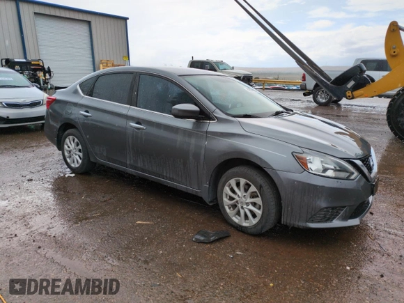 2017 Nissan Sentra S with VIN 3N1AB7AP0HY258218, listed as a Copart auction lot 61551805 with 51,375 mi miles and Salvage title. Bid and sale history available at DreamBid. Image 4.