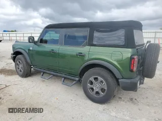 2024 Ford Bronco Big Bend with VIN 1FMDE7BH8RLA93453, listed as a Copart auction lot 49873645 with 1,379 mi miles and Salvage Title. Bid and sale history available at DreamBid. Image 2.