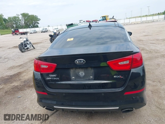 2014 Kia Optima SX Turbo with VIN 5XXGR4A65EG276131, listed as a IAAI auction lot 42429004 with 136,766 mi miles and . Bid and sale history available at DreamBid. Image 16.