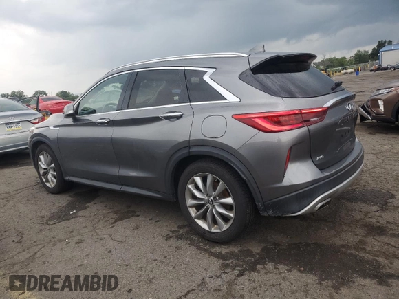 2019 Infiniti QX50 Essential z VIN 3PCAJ5M31KF129307, wystawiony jako Copart lot #64513855 z przebiegiem 111 663 mil mil oraz Czysty tytuł • Clean title. Historia ofert i sprzedaży dostępna na DreamBid. Obrazek 2.