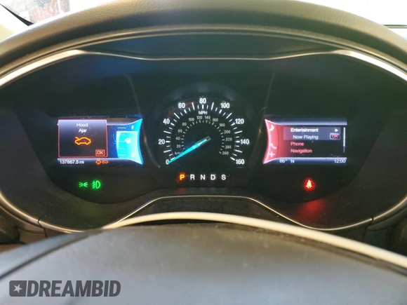 2013 Ford Fusion Titanium with VIN 3FA6P0K9XDR121972, listed as a Copart auction lot 61796595 with 137,867 mi miles and Clean title. Bid and sale history available at DreamBid. Image 9.