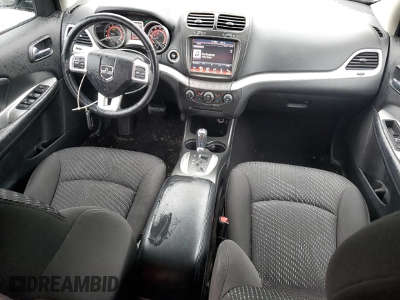 2015 Dodge Journey SXT with VIN 3C4PDCCG1FT753996, listed as a Copart auction lot 72997784 with 110,430 mi miles and Salvage title. Bid and sale history available at DreamBid. Image 8.