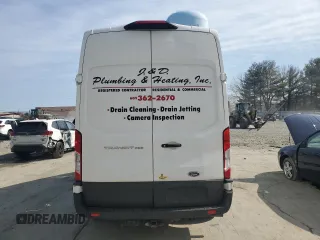 2021 Ford Transit Cargo with VIN 1FTBR1X84MKA46392, listed as a Copart auction lot 47795405 with 50,592 mi miles and Salvage title. Bid and sale history available at DreamBid. Image 6.
