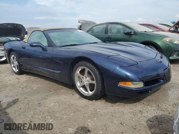 2001 Chevrolet Corvette with VIN 1G1YY32GX15122160, listed as a Copart auction lot 74493254 with 0 mi miles and Non Repairable. Bid and sale history available at carsss.com. Image 4.