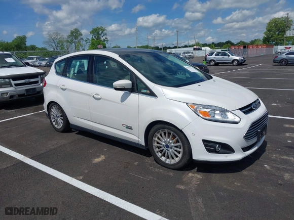 2017 Ford C-Max Energi Titanium with VIN 1FADP5FU4HL103927, listed as a IAAI auction lot 42092655 with 96,193 mi miles. Bid and sale history available at carsss.com. Image 1.