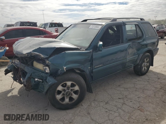 1998 Isuzu Rodeo S with VIN 4S2CM58W8W4368553, listed as a Copart auction lot 71313904 with 183,059 mi miles and Salvage title. Bid and sale history available at DreamBid. Image 1.