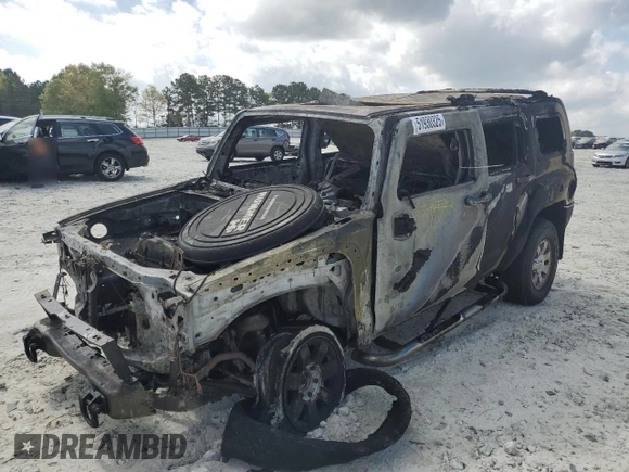 2006 Hummer H3 with VIN 5GTDN136268134259, listed as a Copart auction lot 51930325 with 0 mi miles and Non Repairable. Bid and sale history available at carsss.com. Image 1.
