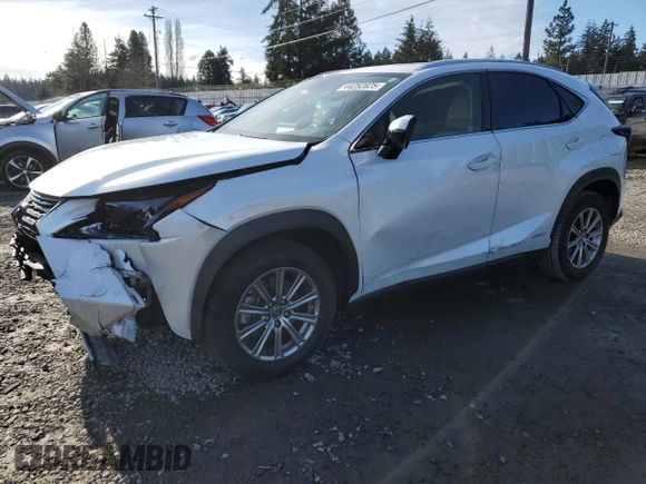 2021 Lexus NX with VIN JTJDJRDZXM2166755, listed as a Copart auction lot 44252825 with 57,518 mi miles and Salvage Title. Bid and sale history available at carsss.com. Image 1.