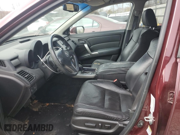 2010 Acura RDX Tech Pkg with VIN 5J8TB1H52AA004206, listed as a Copart auction lot 47984305 with 159,134 mi miles and Salvage Title. Bid and sale history available at carsss.com. Image 7.