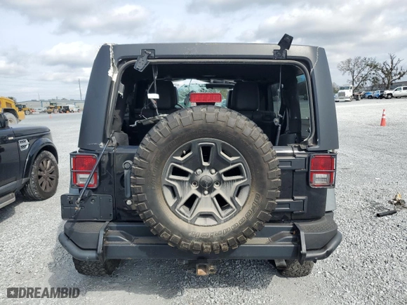 2013 Jeep Wrangler Unlimited Sahara with VIN 1C4HJWEG1DL612205, listed as a Copart auction lot 42210585 with 102,255 mi miles and Salvage Title. Bid and sale history available at carsss.com. Image 6.