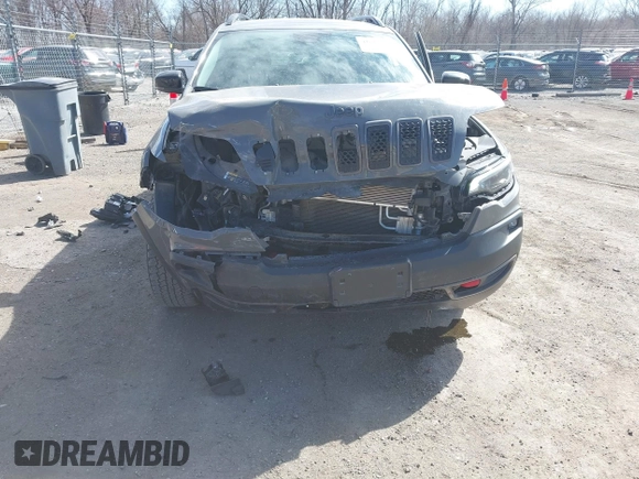 2022 Jeep Cherokee Trailhawk with VIN 1C4PJMBX5ND541929, listed as a IAAI auction lot 41815823 with 68,112 mi miles and . Bid and sale history available at DreamBid. Image 6.