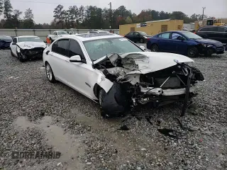 2015 BMW 7 Series 740Li xDrive with VIN WBAYF4C56FD873962, listed as a Copart auction lot 81547544 with 0 mi miles and Salvage Title. Bid and sale history available at carsss.com. Image 14.
