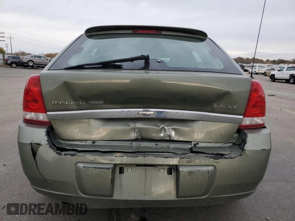 2005 Chevrolet Malibu Maxx LS with VIN 1G1ZT64835F322632, listed as a Copart auction lot 80243294 with 200,641 mi miles and Salvage Title. Bid and sale history available at carsss.com. Image 6.