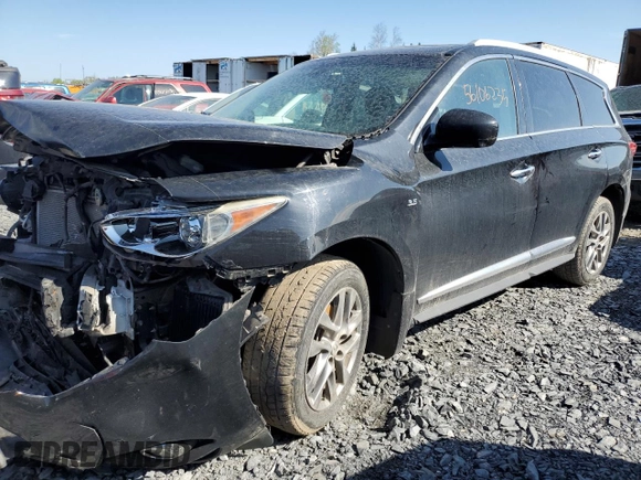 2015 Infiniti QX60 z VIN 5N1AL0MM7FC518165, wystawiony jako Copart lot #56106235 z przebiegiem 131 762 mil mil oraz Szkoda całkowita • Salvage title. Historia ofert i sprzedaży dostępna na DreamBid. Obrazek 1.