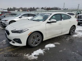 2021 BMW 2 Series 228i xDrive with VIN WBA73AK00M7G34687, listed as a Copart auction lot 43395285 with 34,868 mi miles and Salvage Title. Bid and sale history available at carsss.com. Image 1.