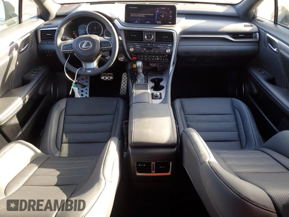 2022 Lexus RX with VIN 2T2YZMDA2NC355375, listed as a Copart auction lot 44541235 with 24,135 mi miles and Salvage Title. Bid and sale history available at carsss.com. Image 8.