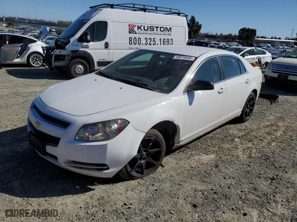 2009 Chevrolet Malibu LS w/1FL with VIN 1G1ZG57K994270107, listed as a Copart auction lot 46876545 with 165,295 mi miles and Salvage Title. Bid and sale history available at carsss.com. Image 1.