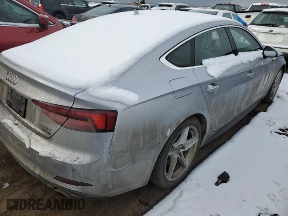 2018 Audi A5 Sportback Premium Plus with VIN WAUENCF52JA135775, listed as a Copart auction lot 40268524 with 48,416 mi miles. Bid and sale history available at carsss.com. Image 3.