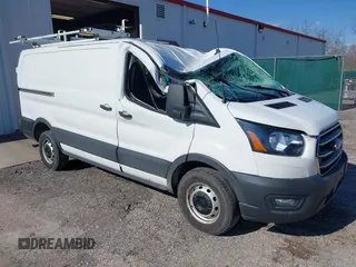 2020 Ford Transit Cargo with VIN 1FTBR1Y8XLKA84383, listed as a IAAI auction lot 41519121 with 61,410 mi miles and . Bid and sale history available at DreamBid. Image 1.