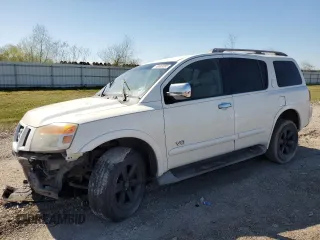 2008 Nissan Armada SE z VIN 5N1AA08C18N619362, wystawiony jako Copart lot #48563895 z przebiegiem Nie podano mil oraz Szkoda całkowita • Salvage title. Historia ofert i sprzedaży dostępna na DreamBid. Obrazek 1.