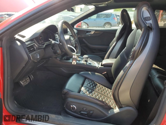 2018 Audi RS 5 z VIN WUAPWAF55JA902504, wystawiony jako Copart lot #66019344 z przebiegiem 32 018 mil mil oraz Szkoda całkowita • Salvage title. Historia ofert i sprzedaży dostępna na DreamBid. Obrazek 7.