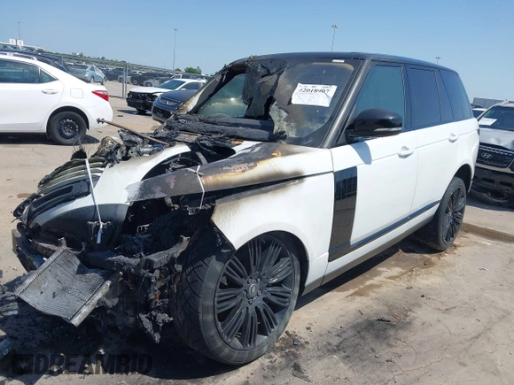 2018 Land Rover Range Rover with VIN SALGS2RE7JA392241, listed as a IAAI auction lot 42018907 with Not provided miles and . Bid and sale history available at DreamBid. Image 2.