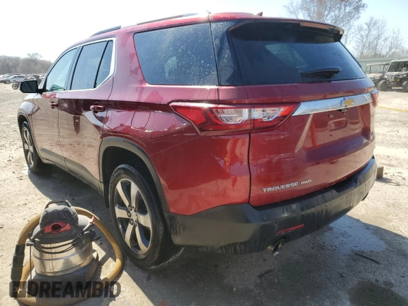 2018 Chevrolet Traverse LT Leather with VIN 1GNEVHKW0JJ114378, listed as a Copart auction lot 48581635 with 144,415 mi miles and Salvage Title. Bid and sale history available at carsss.com. Image 2.