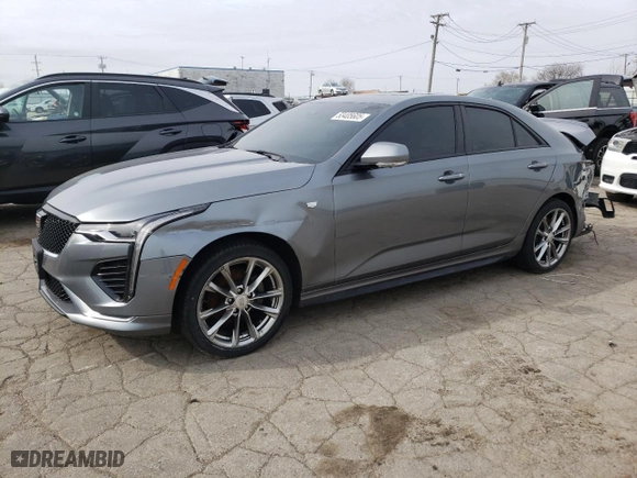2021 Cadillac CT4 Sport with VIN 1G6DG5RK5M0105737, listed as a Copart auction lot 53405605 with 70,685 mi miles and Clean Title. Bid and sale history available at carsss.com. Image 1.