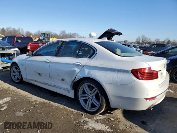 2014 BMW 5 Series 535i xDrive with VIN WBA5B3C55ED530874, listed as a Copart auction lot 86071814 with 95,007 mi miles and Salvage Title. Bid and sale history available at carsss.com. Image 2.