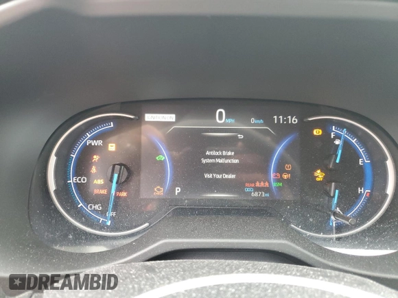 2024 Toyota RAV4 Hybrid LE with VIN 2T3UWRFV2RW233698, listed as a Copart auction lot 58485325 with 6,873 mi miles and Salvage title. Bid and sale history available at DreamBid. Image 9.