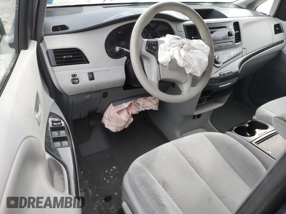 2014 Toyota Sienna LE with VIN 5TDJK3DCXES093229, listed as a Copart auction lot 44537185 with 120,597 mi miles and Salvage Title. Bid and sale history available at DreamBid. Image 8.