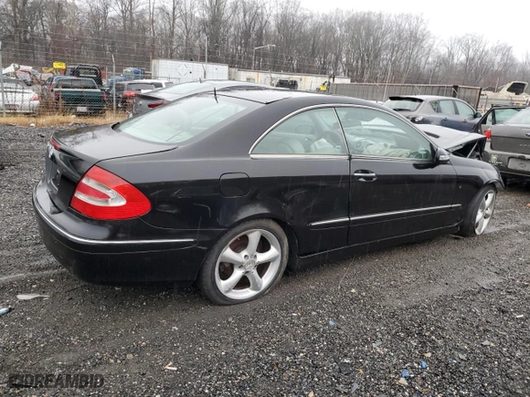 2003 Mercedes-Benz CLK-Class 3.2L with VIN WDBTJ65JX3F059510, listed as a Copart auction lot 82987094 with 0 mi miles and Salvage Title. Bid and sale history available at carsss.com. Image 3.