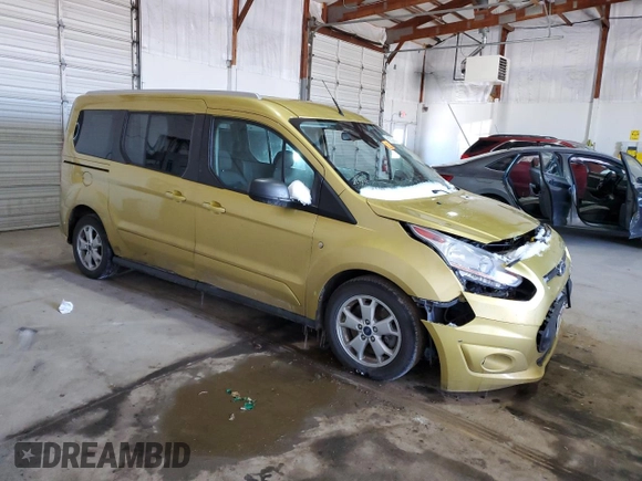 2014 Ford Transit Connect XLT z VIN NM0GE9F71E1142509, wystawiony jako Copart lot #89322645 z przebiegiem Nie podano mil oraz Szkody całkowita. Historia ofert i sprzedaży dostępna na DreamBid. Obrazek 4.