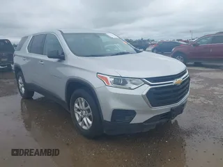 2018 Chevrolet Traverse LS with VIN 1GNERFKW8JJ150117, listed as a IAAI auction lot 42193413 with 171,605 mi miles and . Bid and sale history available at DreamBid. Image 1.