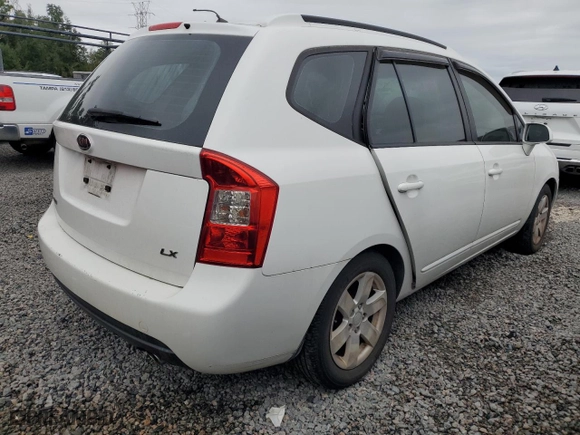 2007 Kia Rondo LX with VIN KNAFG525X77042511, listed as a Copart auction lot 74114254 with 0 mi miles and Salvage Title. Bid and sale history available at carsss.com. Image 3.