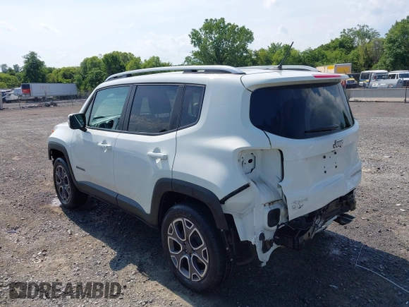 2017 Jeep Renegade Limited с VIN ZACCJBDB6HPF31940, выставлен на аукционе IAAI как лот 42705043 с пробегом 65 890 миль миль и . История ставок и продаж доступна на DreamBid. Изображение 3.