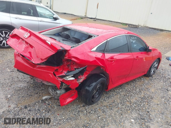 2020 Honda Civic LX with VIN 2HGFC2F60LH537283, listed as a IAAI auction lot 42200465 with 86,191 mi miles and . Bid and sale history available at DreamBid. Image 4.