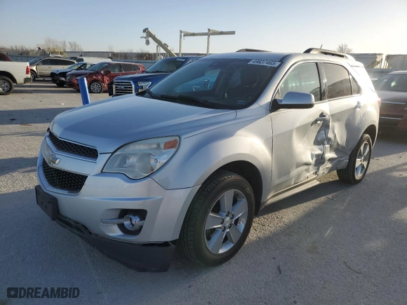2013 Chevrolet Equinox LT with VIN 2GNALPEK6D6183116, listed as a Copart auction lot 49637465 with 166,833 mi miles and Salvage Title. Bid and sale history available at carsss.com. Image 1.