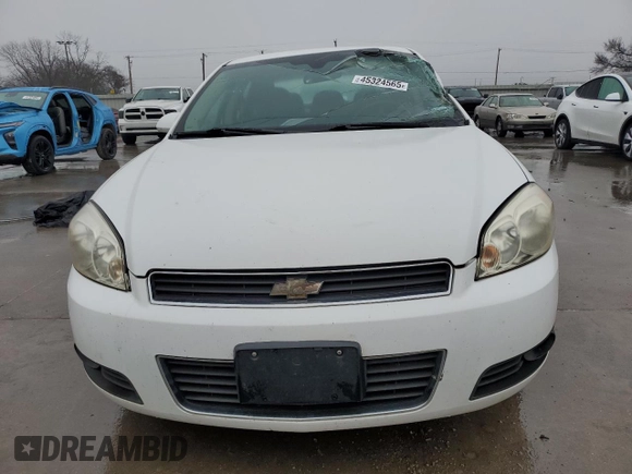 2011 Chevrolet Impala LT Fleet with VIN 2G1WG5EK8B1126510, listed as a Copart auction lot 45324565 with 126,770 mi miles and Salvage Title. Bid and sale history available at DreamBid. Image 5.