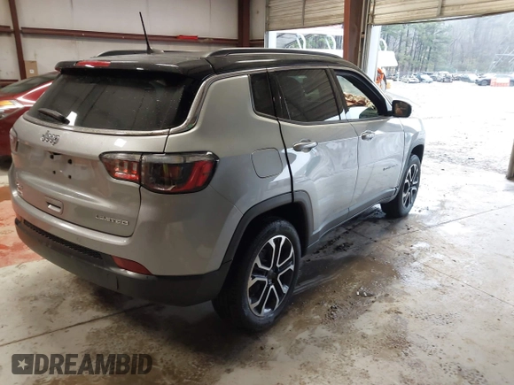 2024 Jeep Compass Limited z VIN 3C4NJDCN3RT578093, wystawiony jako IAAI lot #41567303 z przebiegiem 2 255 mil mil oraz . Historia ofert i sprzedaży dostępna na DreamBid. Obrazek 4.