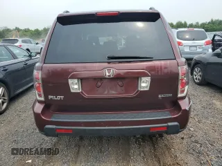 2007 Honda Pilot EX-L with VIN 2HKYF18597H523361, listed as a Copart auction lot 60176195 with 143,902 mi miles and Salvage title. Bid and sale history available at DreamBid. Image 6.